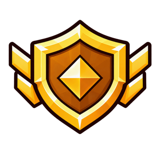 Gold league badge